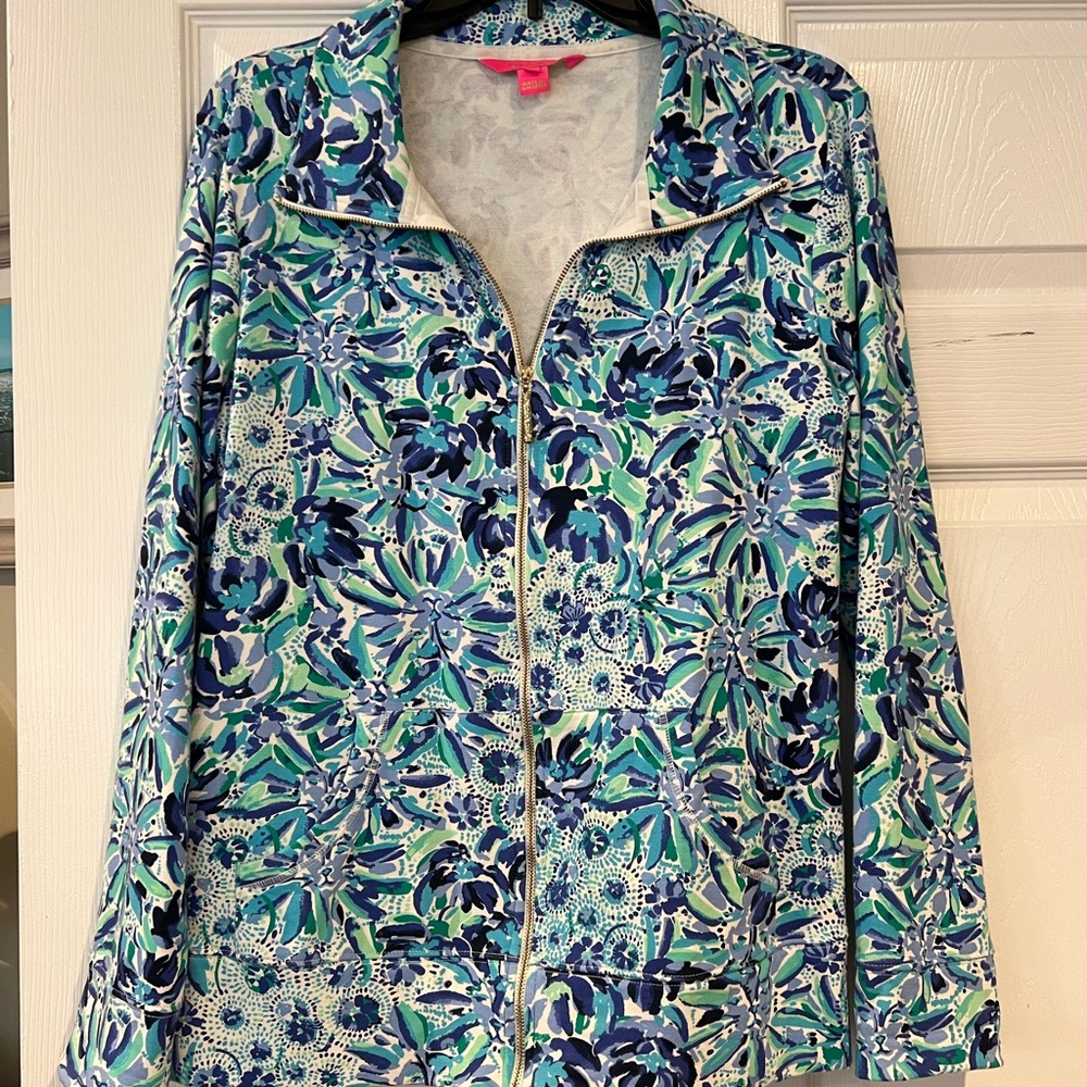 Lilly Pulitzer Zip Up Jacket